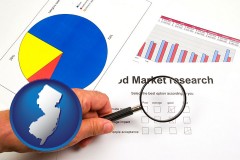new-jersey map icon and a market research study